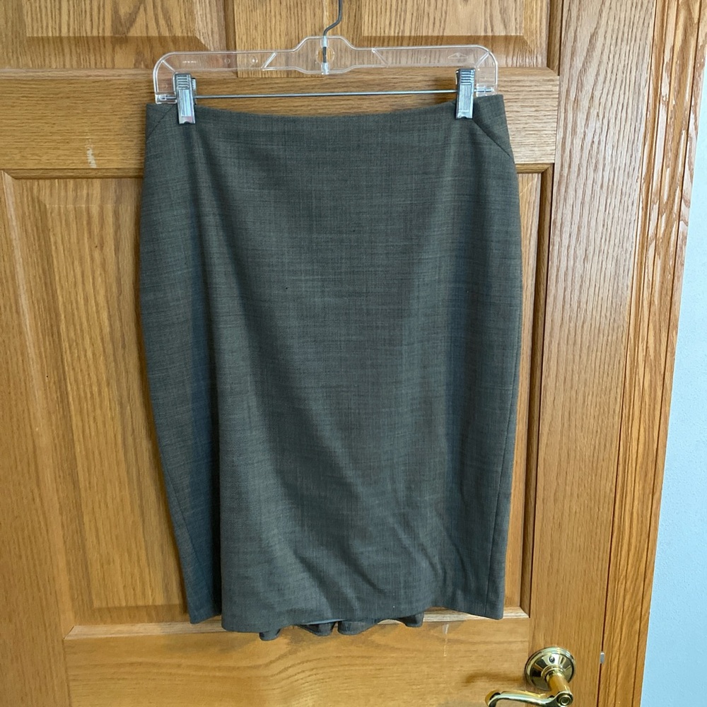 Ann Taylor Charcoal Pencil Skirt